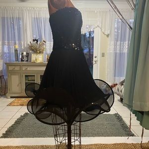 Black Fancy cocktail dress
